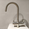 GT6101 Water Machine Faucet Brushed Silver