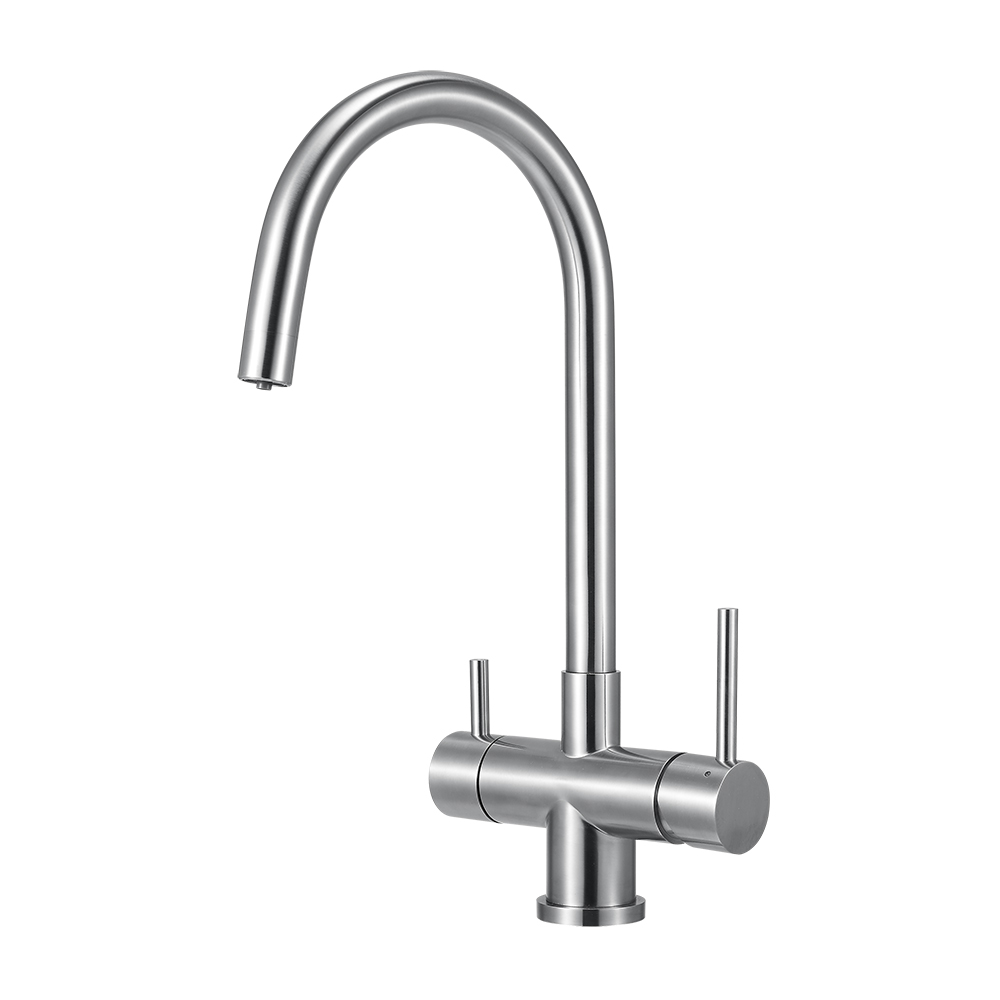 GT6101 Water Machine Faucet Brushed Silver