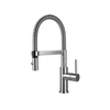 GT2101 Brushed Silver Stainless Steel Kitchen Faucet